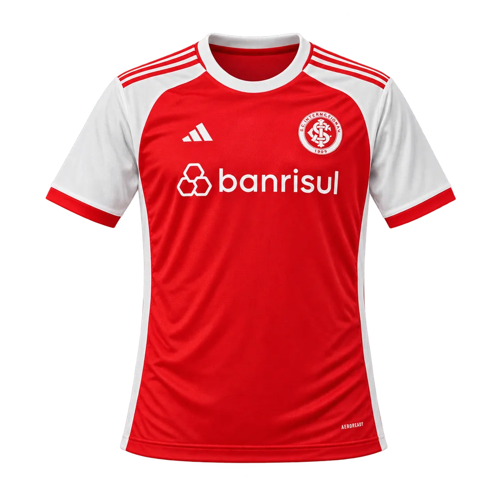 Camisa Internacional Vermelha Banrisul