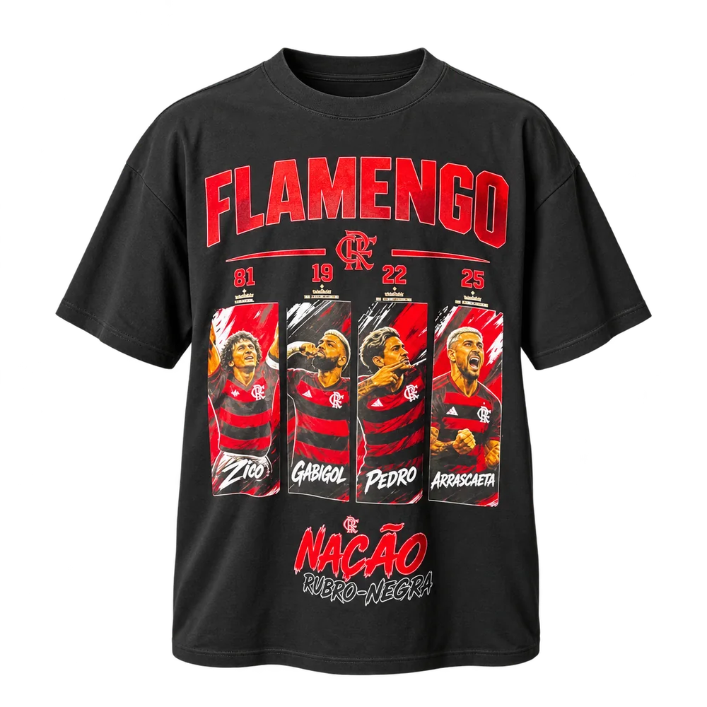 Camiseta Galáticos Flamengo Ídolos